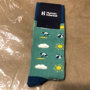 SockClub 🎁Human Interest Beach Scenery Socks 🏖️